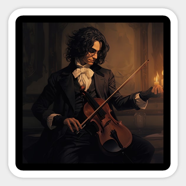 Niccolò Paganini Sticker by ComicsFactory